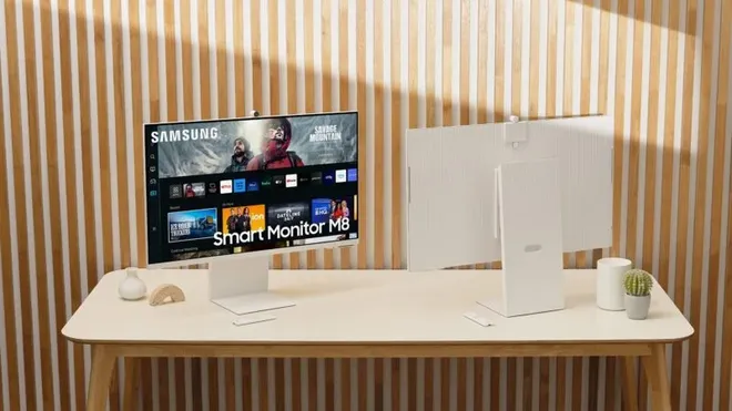 Monitores da Samsung trazem recursos smart (Imagem: Divulgação/Samsung)