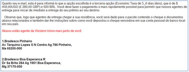 Golpe usando nome da Petrobras