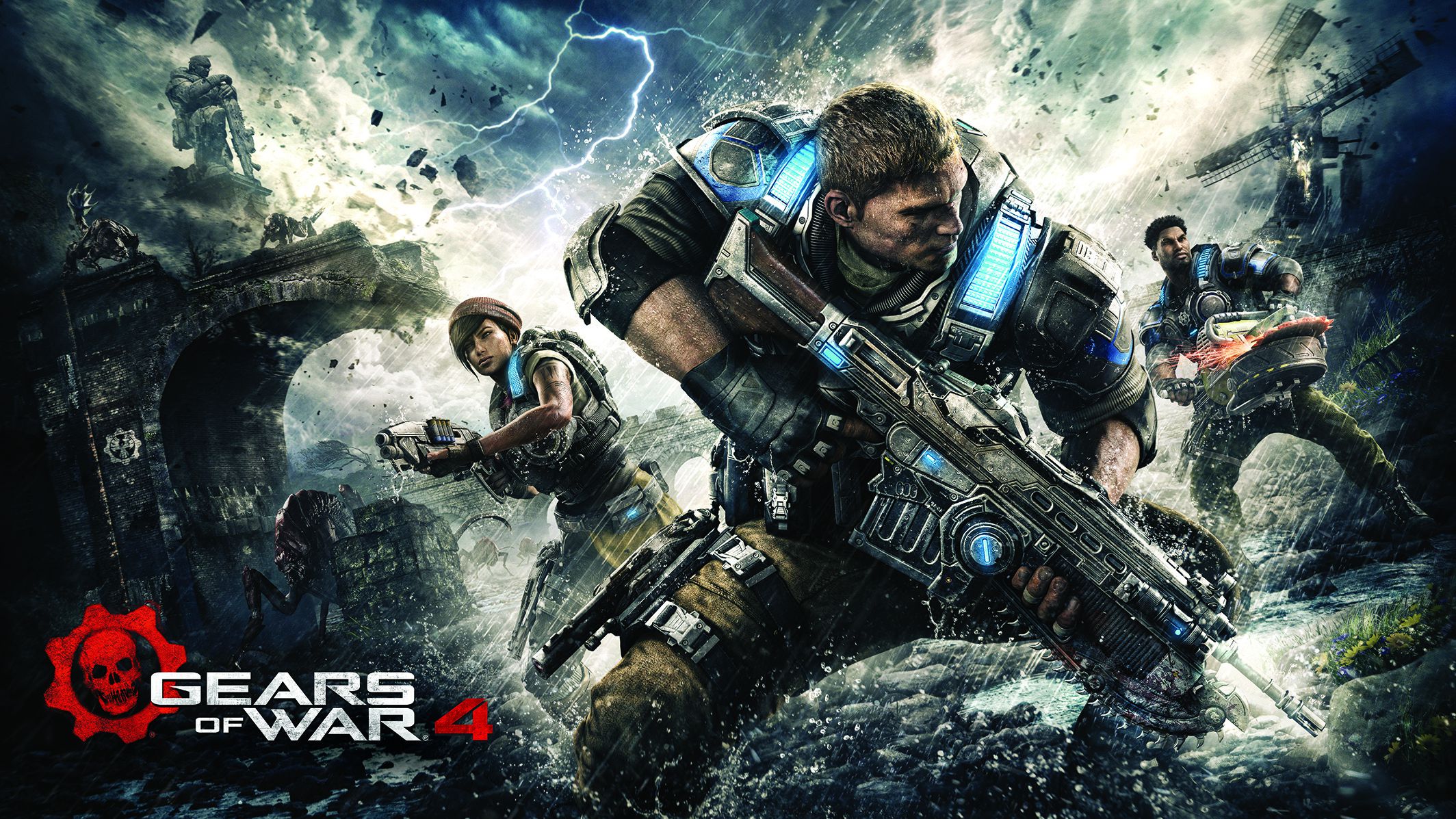 Gears of War 4 terá multiplayer local com tela dividida