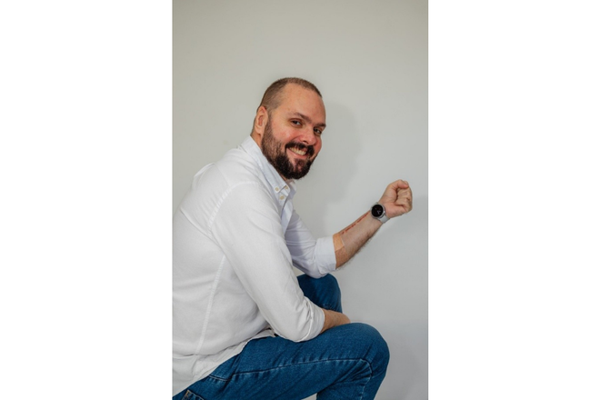 roberto usuário de galaxy watch