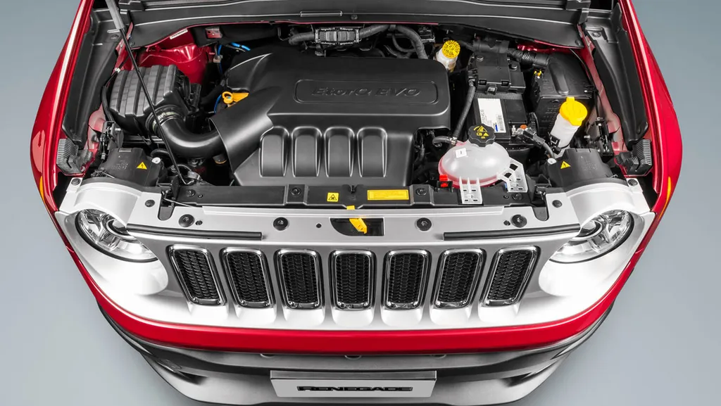 Jeep Renege é um dos muitos modelos que usam motor dianteiro (Imagem: Divulgação/Stellantis)