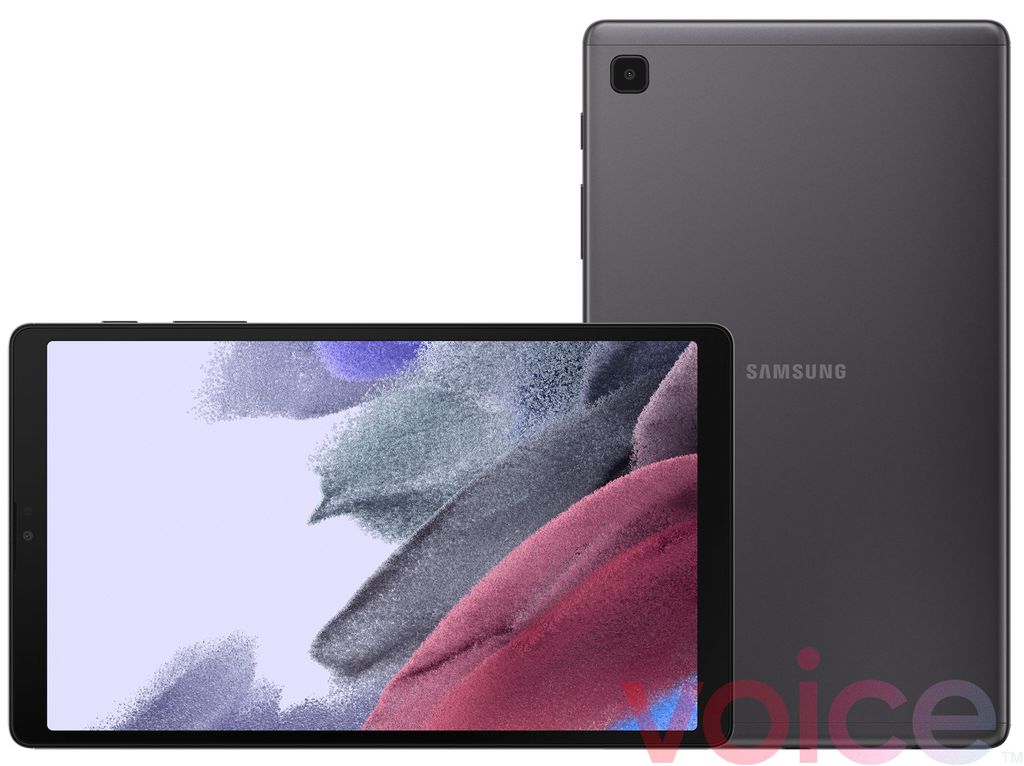 Samsung Galaxy Tab A7 Lite na cor preta/cinza (Imagem: Evan Blass/Voice)