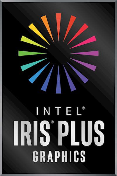 Selo da placa de vídeo Intel Iris Plus (Foto: Divulgação / Intel)