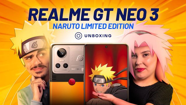 Realme GT Neo 3: conheça o celular do Naruto [Unboxing/Hands-on]