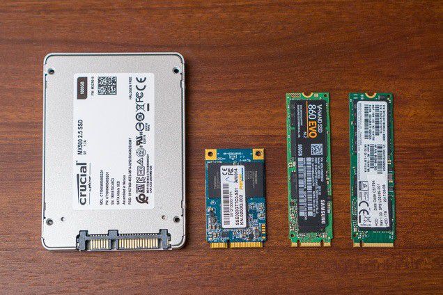 SSDs não precisam ser "tão grandes": apenas são adaptados a diferentes formatos.