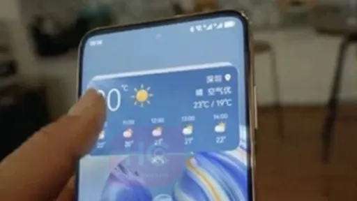 Possível celular da Huawei com câmera sob a tela aparece em imagens