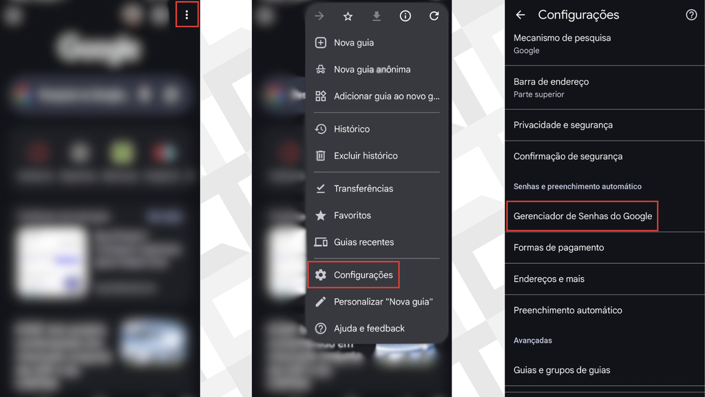 Passos para ativar o preenchimento automático do Google Chrome