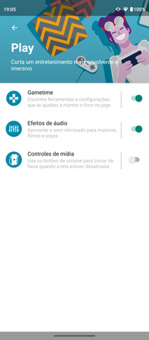Moto G60: recursos do app Moto