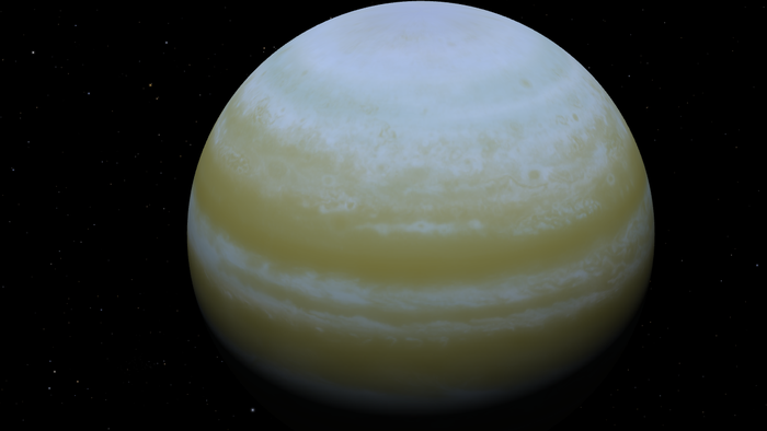 Planeta "irmão" de Júpiter leva mais de um século para concluir sua órbita