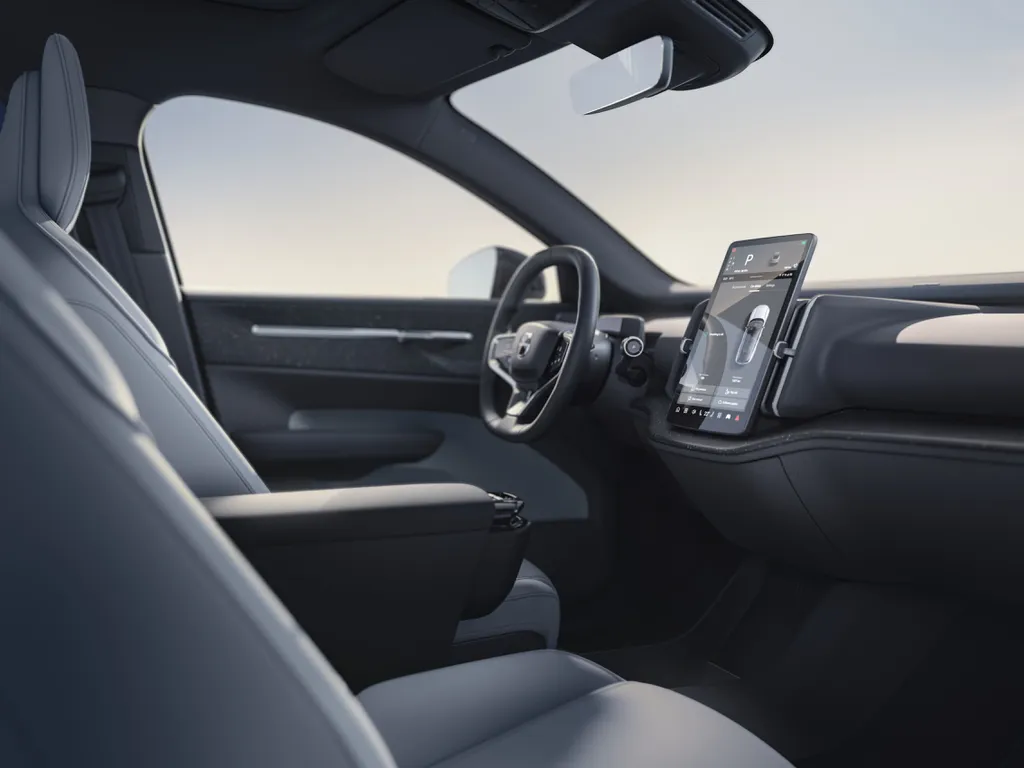Interior é minimalista, sustentável e tecnológico (Imagem: Divulgação/Volvo Cars)