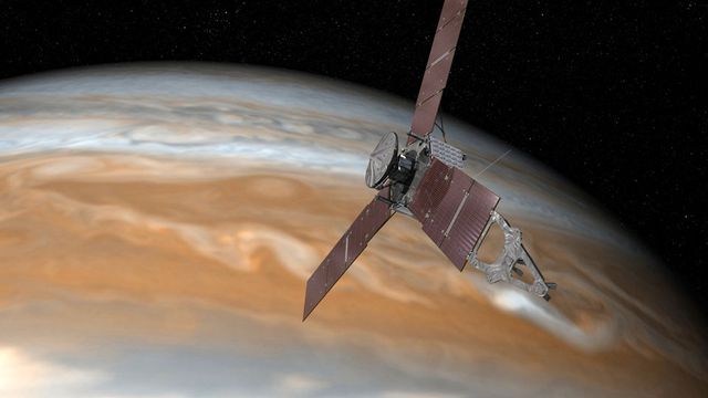 NASA anuncia que sonda de exploração de Júpiter está chegando ao planeta