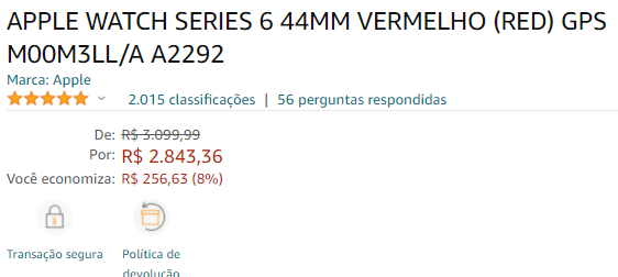 apple watch series 6 a2292
