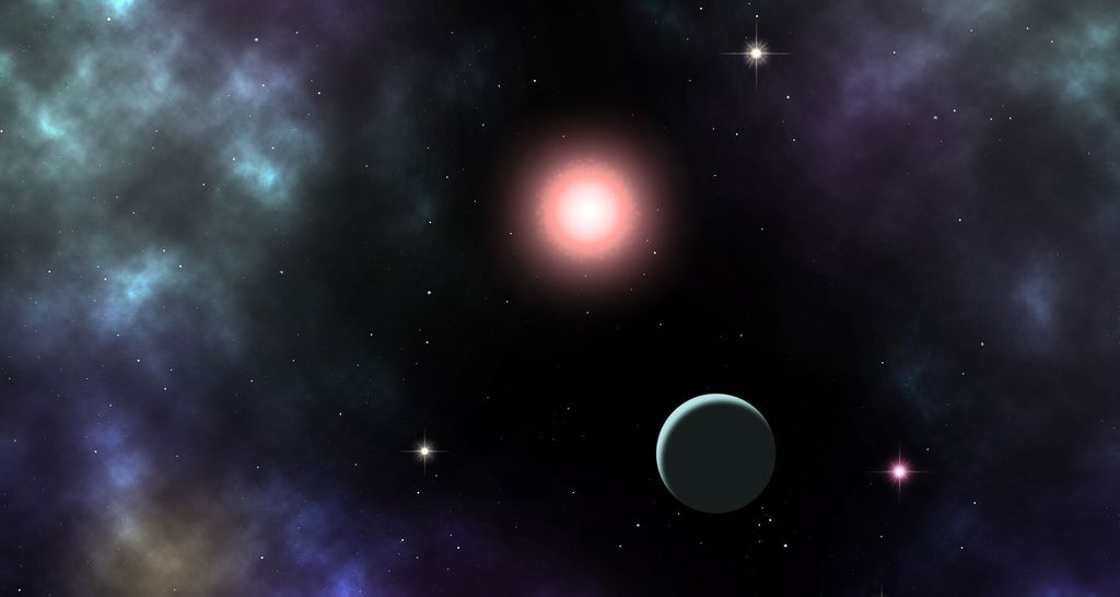 Representação do exoplaneta (Imagem: Reprodução/Sci-News.com)