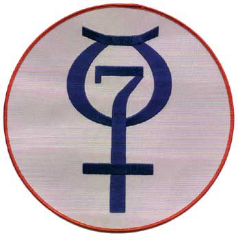 A insígnia do Projeto Mercury (Imagem: Reprodução/NASA)