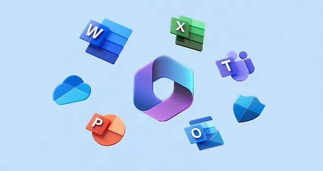 Esta é a logomarca do Microsoft 365, o substituto do Microsoft Office (Imagem: Reprodução/Microsoft)