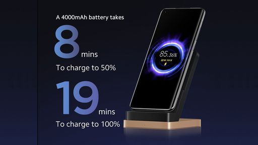 Carregador sem fio da Xiaomi completa a bateria em menos de 20 minutos