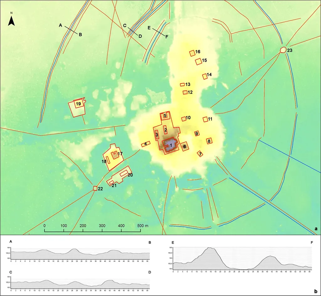 Detalhes dos assentamentos encontrados pelo estudo (Imagem: Prümers et al/Nature)