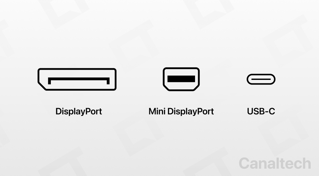 O conector DisplayPort pode ser encontrado através de suas interfaces padrões DisplayPort e Mini DisplayPort, mas também está integrado a equipamentos com USB-C graças ao padrão Thunderbolt (Imagem: Victor Carvalho/Canaltech)
