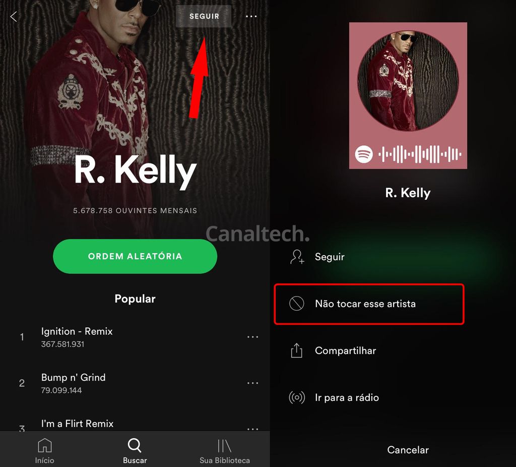 Spotify permitirá que você bloqueie determinados artistas 