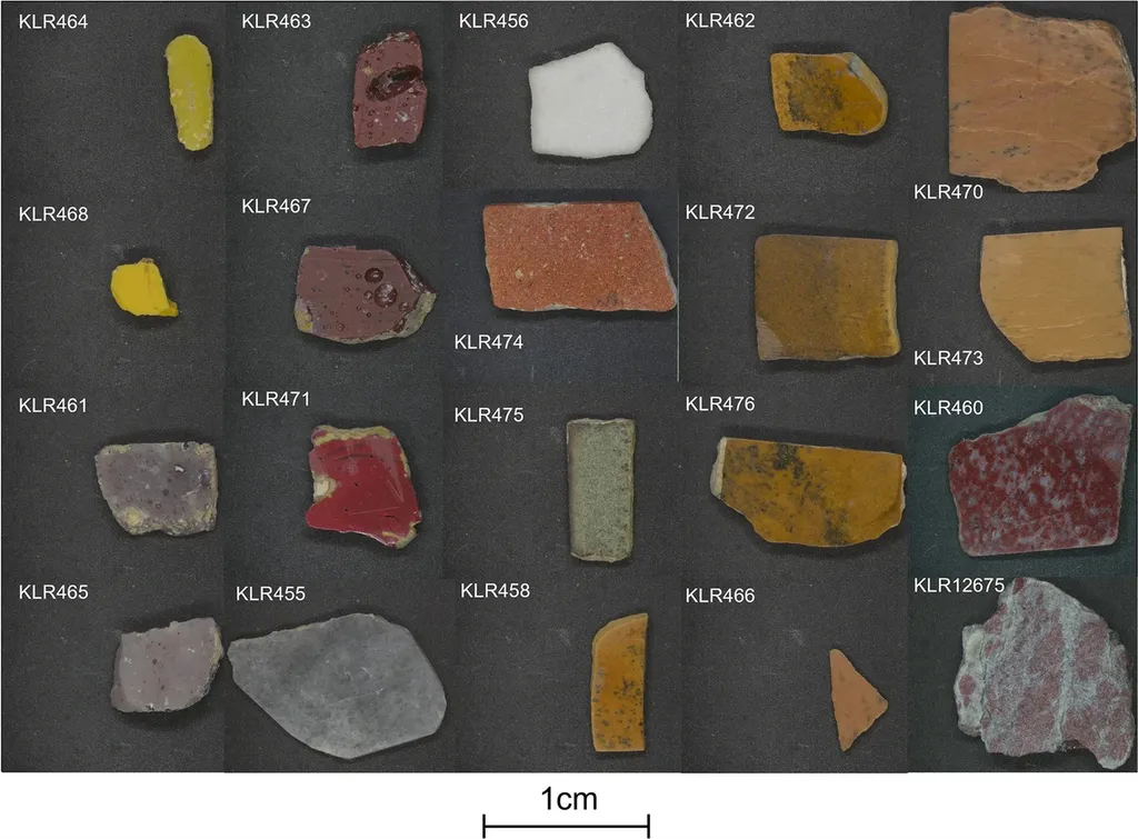 Amostras de vidro utilizadas na análise arqueométrica (Imagem: University of Southern Denmark/Reprodução)