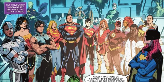 Os atuais 15 heróis mais poderosos, segundo a DC Comics (Imagem: Reprodução/DC Comics)
