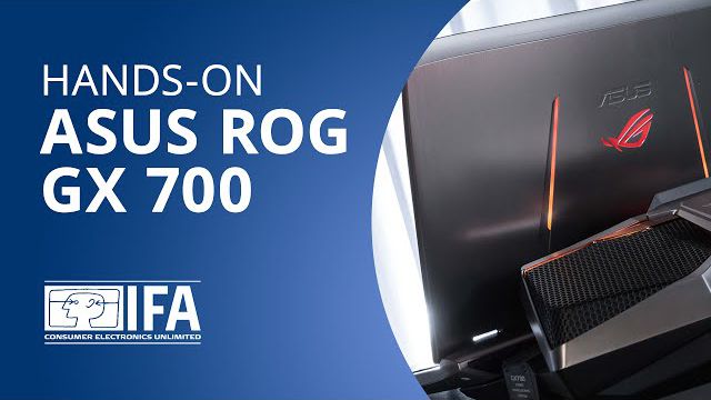 ASUS ROG GX 700: o laptop gamer com refrigeração a água [Hands-on | IFA 2015]