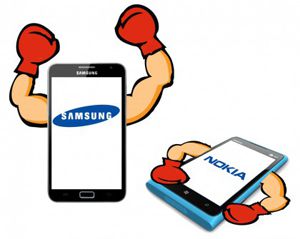 Samsung vs Nokia Samsung vs Nokia