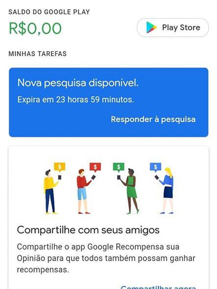 Você também pode compartilhar o Google Rewards com seus amigos (Captura de tela: Ariane Velasco)