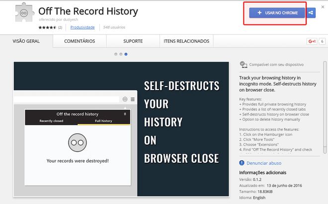 modo incognito google chrome addons modo incognito google chrome addons
