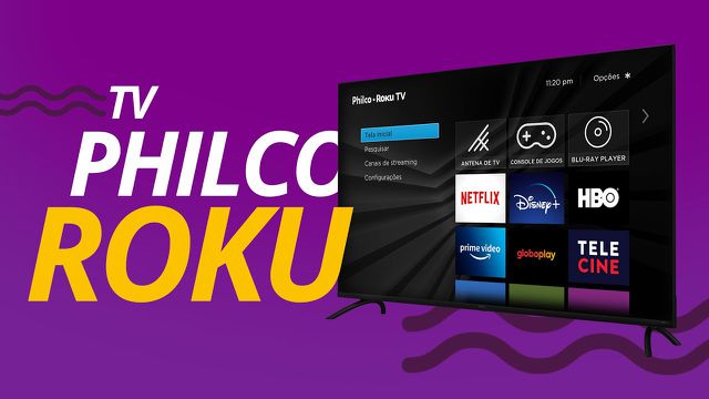 TV Philco PTV50RCG70BL: o Roku em 4K com 50 polegadas