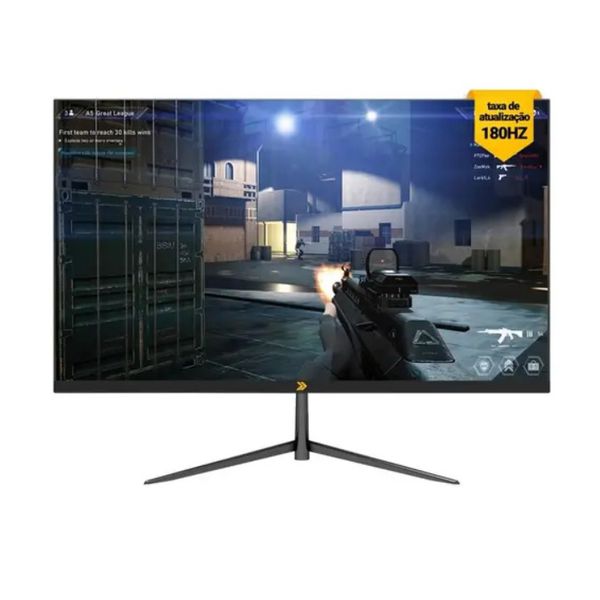 Monitor Gamer Curvo KBM! Gaming MG210 23.6" FHD, 180Hz, 1ms, HDMI e DP, Adaptive Sync | CUPOM EXCLUSIVO
