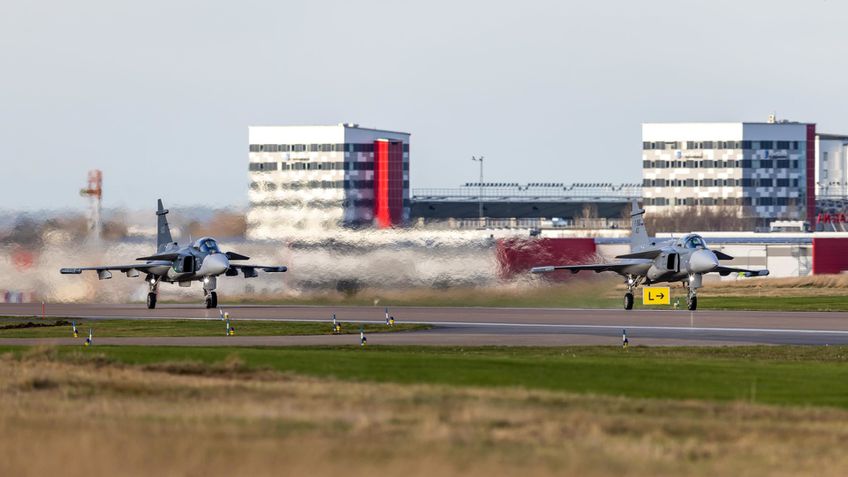 F-39 Gripen: avião caça da FAB em testes