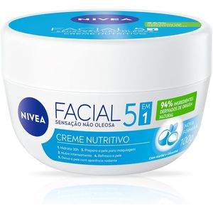 NIVEA Creme Facial Nutritivo 100g - Sua fórmula à base de água, Karité e Vitaminas [COMPRA COM RECORRÊNCIA]