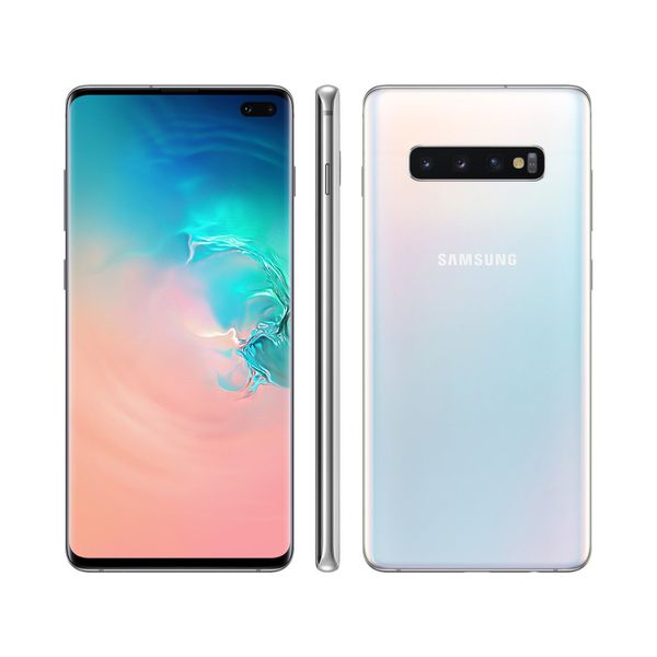 Smartphone Samsung Galaxy S10+ 128GB Branco 4G - 8GB RAM Tela 6,4” Câm. Tripla + Câm. Selfie Dupla Branco [À VISTA]
