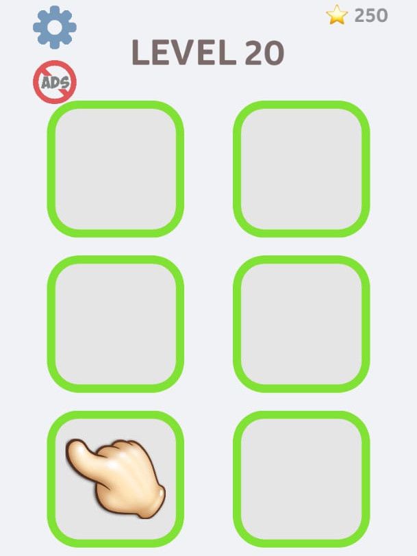 Em algus níveis, você pode jogar o jogo da memória com os emojis (Captura de tela: Matheus Bigogno)