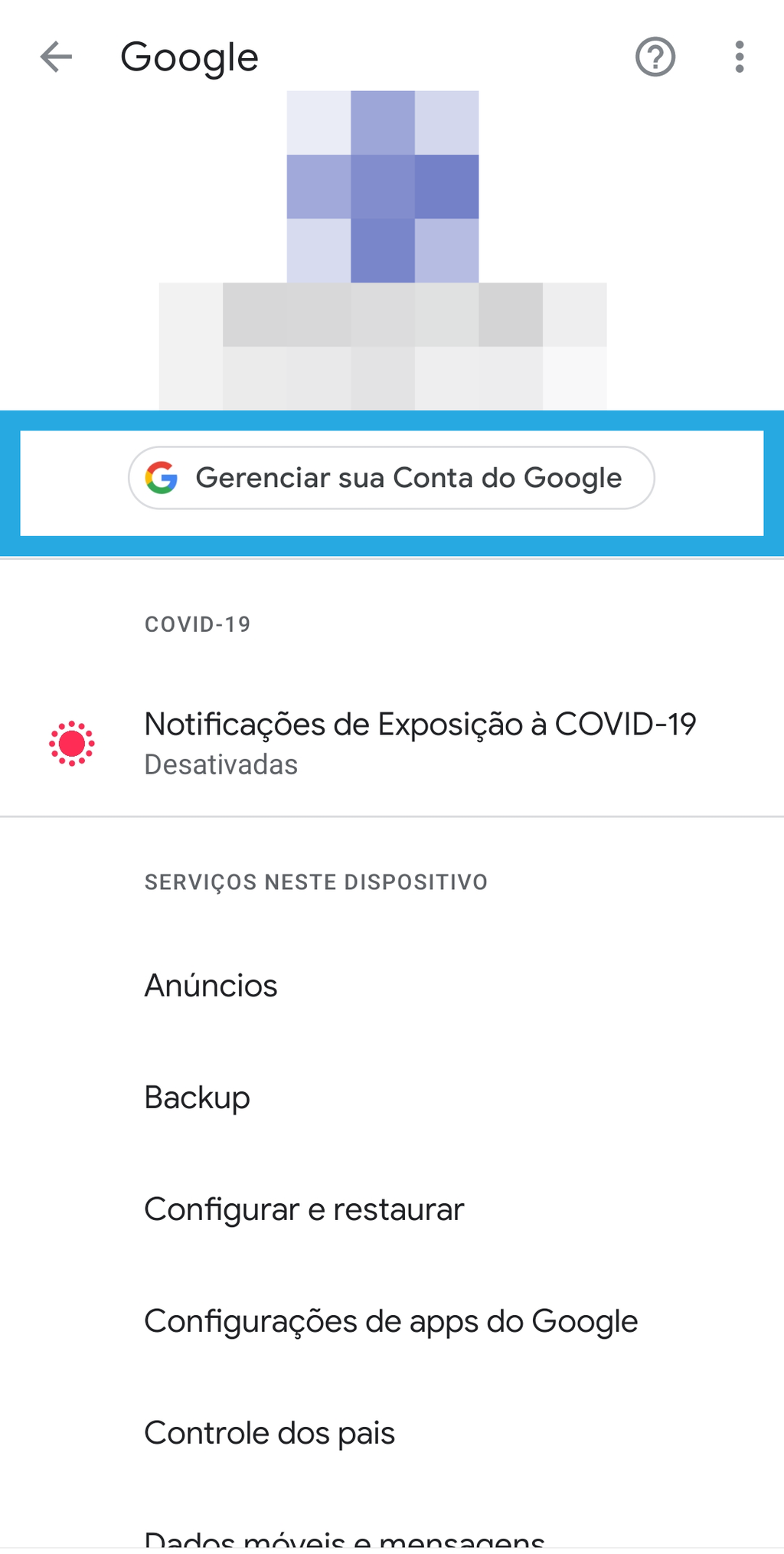 Como desvincular a conta Google de aplicativos e jogos