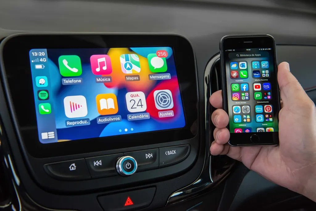 Novo Equinox agora tem espelhamento sem fio com Android Auto e Apple CarPlay (Imagem: Divulgação/Chevrolet)