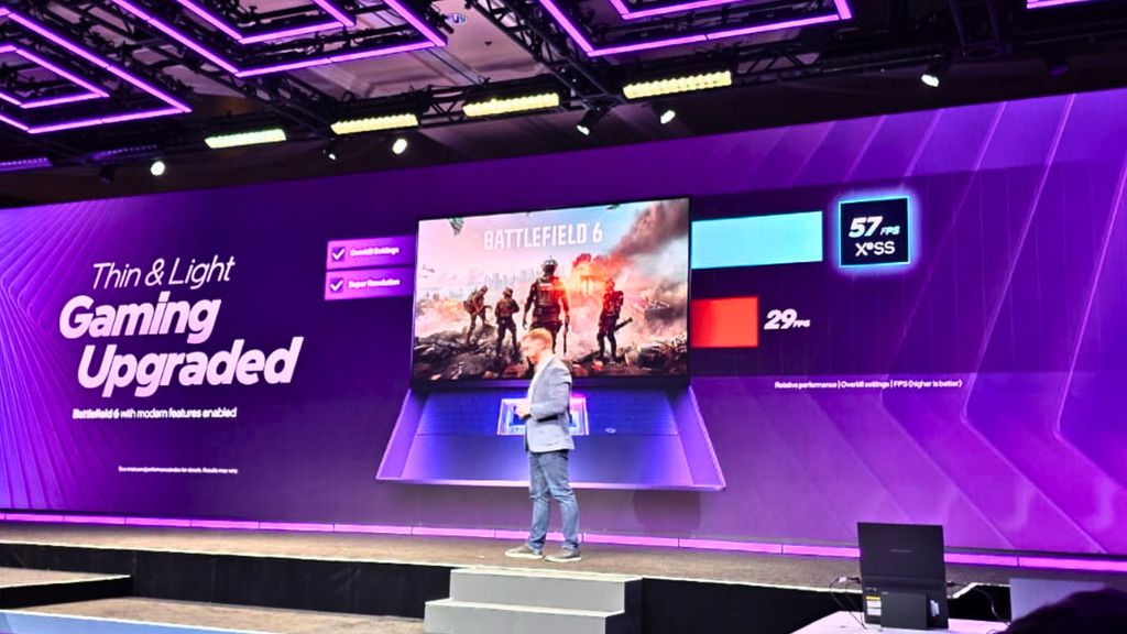 Nova geração tem GPU Intel Arc integrada com arquiteura Xe 3 (Imagem: Léo Müller/Canaltech)