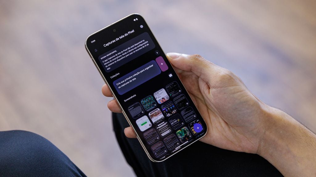 google pixel 9 pro xl app capturas de tela
