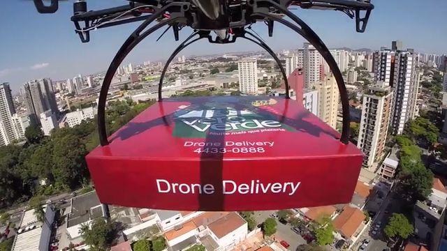 Pizzaria em São Paulo já está testando entregas por drones