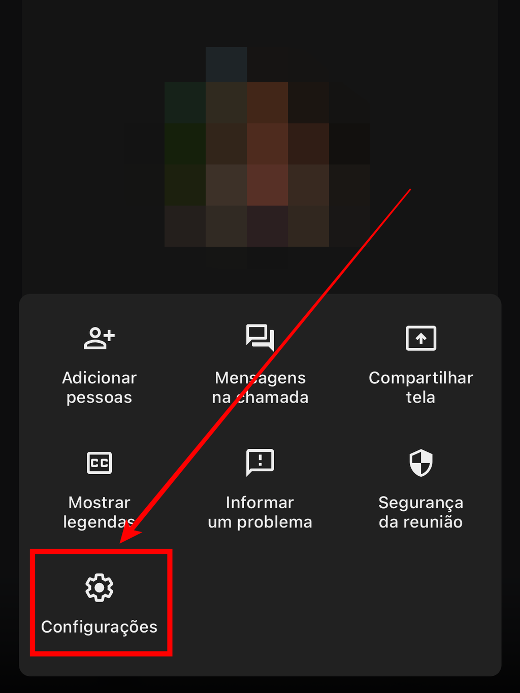 É possível habilitar o recurso pelas configurações do Google Meet no smartphone (Captura de tela: Caio Carvalho/Canaltech)