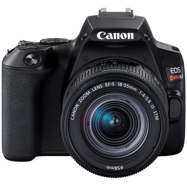 Câmera Canon SL3 DSLR com 24.1MP, 3, Gravação em Full HD - EF-S 18-55MM