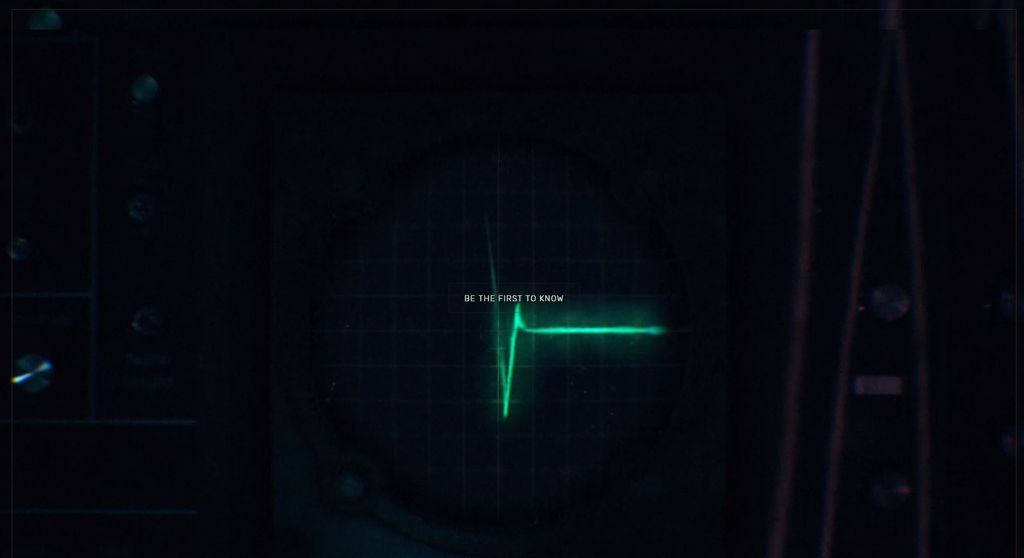 A página misteriosa da SEGA, "HMKD", conta apenas com a foto de um monitor de frequência cardíaca (Foto: Reprodução/Site HMKD/SEGA)