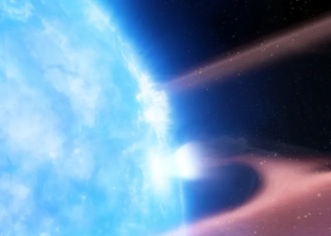 As estrelas de massas solares colapsam em anãs brancas, objetos que emitem radiação a altíssimas temperaturas; aos poucos, elas esfriam (Imagem: Reprodução/University of Warwick/Mark Garlick)