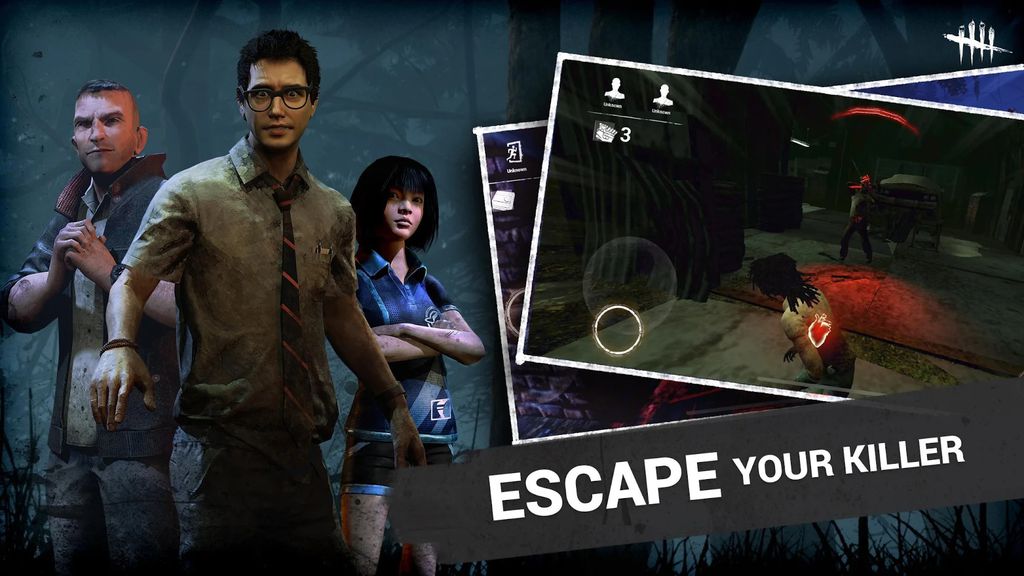 Jogue como Sobrevivente para escapar ou Assassino para matar (Foto: Reprodução/Dead by Daylight Mobile)