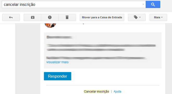 Cancelar inscrições Gmail Cancelar inscrições Gmail