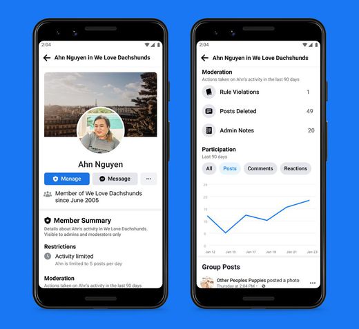 Gestão de conflitos Facebook Admin 2