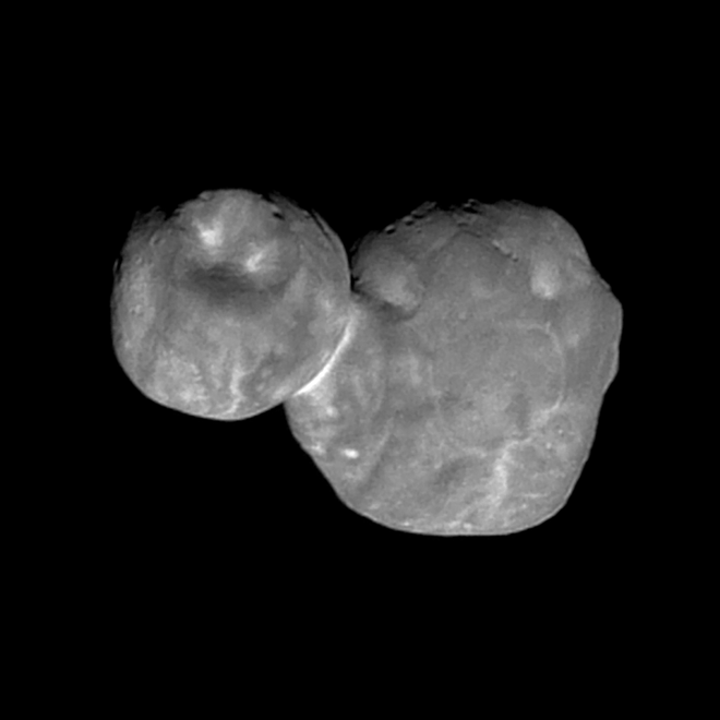 Eis a primeira imagem mais detalhada de Ultima Thule (Foto: NASA)