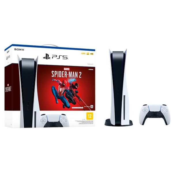Console Sony PS5, Com Unidade de Disco e Jogo Marvel's Spider-Man 2 - 1000037788 [CUPOM]