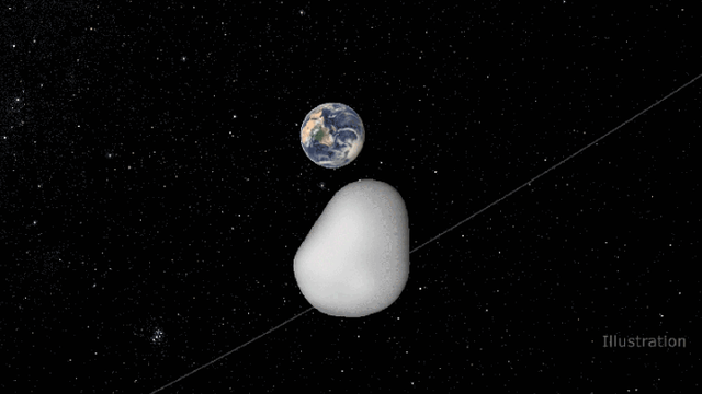Um asteroide do tamanho de uma casa passará pertinho da Terra em outubro